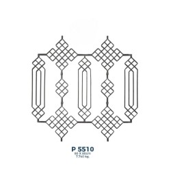 P5510 Ferforje Dekoratif Panel Motif 80x80cm