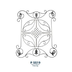 P5519 Ferforje Dekoratif Panel Motif 100x75cm