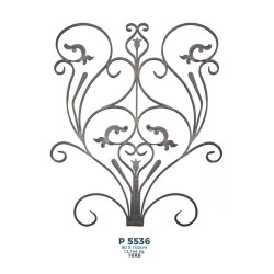 P5536 Ferforje Dekoratif Panel Motif 100x80cm