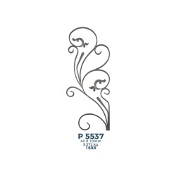 P5537 Ferforje Dekoratif Panel Motif 100x40cm