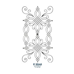 P5548 Ferforje Dekoratif Panel Motif 150x80cm