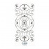P5553 Ferforje Dekoratif Panel Motif 160x80cm