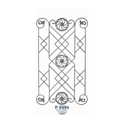 P5554 Ferforje Dekoratif Panel Motif 130x80cm P5554 Ferforje Dekoratif Panel Motif 130x80cm