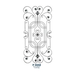 P5558 Ferforje Dekoratif Panel Motif 160x80cm P5558 Ferforje Dekoratif Panel Motif 160x80cm