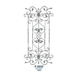 P5559 Ferforje Dekoratif Panel Motif 160x80cm