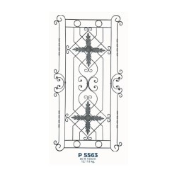 P5563 Ferforje Dekoratif Panel Motif 160x80cm