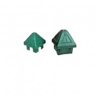 Yeşil Kubbeli Panel Çit Kapağı 50x50